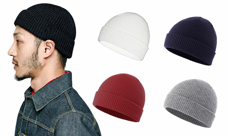 Trawler Beanie Knitted Retro Style 