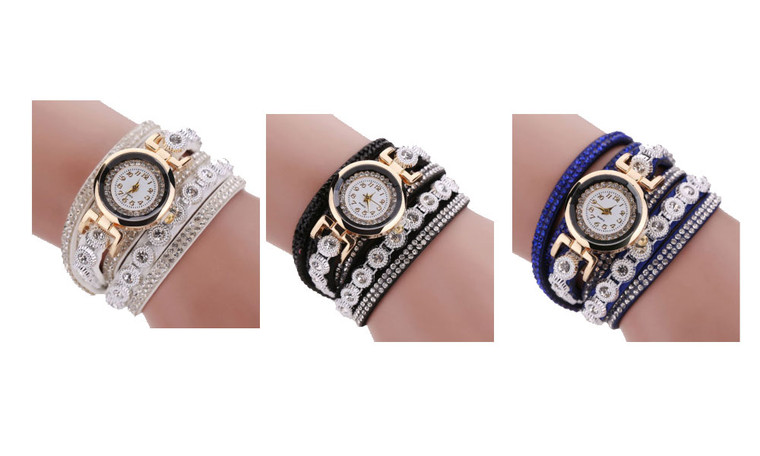 NEW Vintage Wrap Bracelet Quartz Watch 0322 LA
