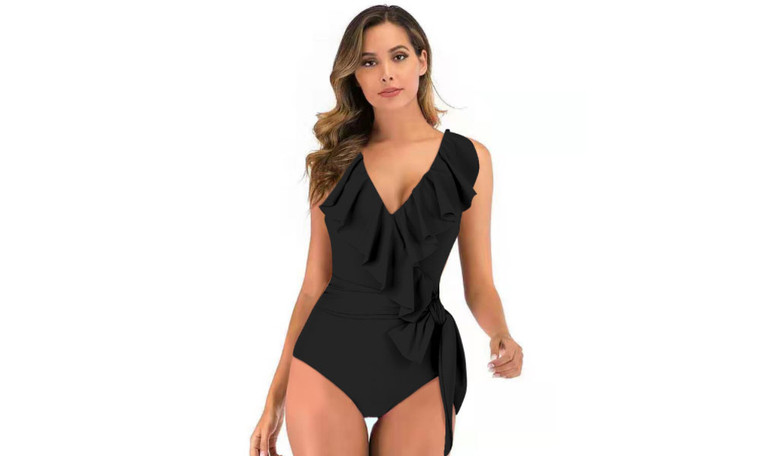 NEW Sexy Flash Tie Ladies One Piece Bikini 0231  