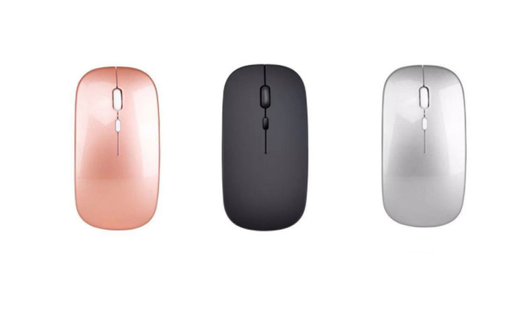 NEW Rechargeable Dual Mode Bluetooth Mouse 2.4G Silent Silent Wireless Lighting Mouse 0244