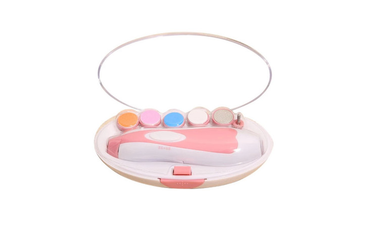 NEW Baby Nail File Clipper Trimmer,Electric Nail File w Light,Professional Safe Quite Baby Nail Trimmer  0245