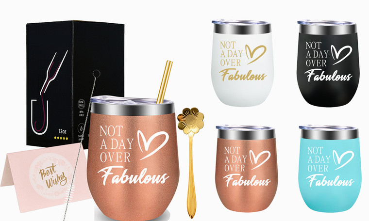 NOT A day over fabulous 355ML travel mug 3211