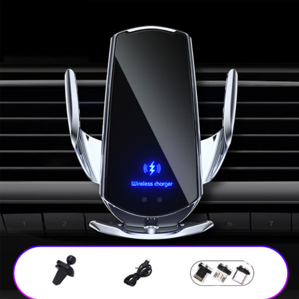 NEW  Q3 car wireless charging induction opening and closing mobile phone bracket 0277