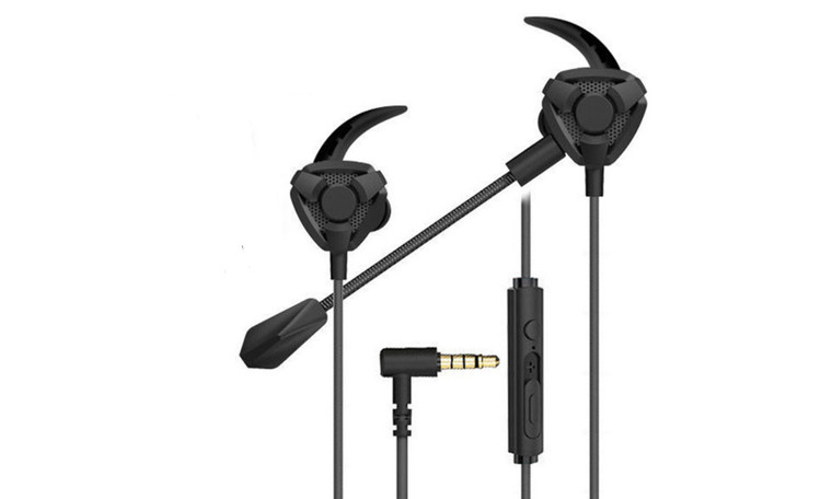 NEW G9 in-ear with microphone plug-in gaming mobile game headset 0285 