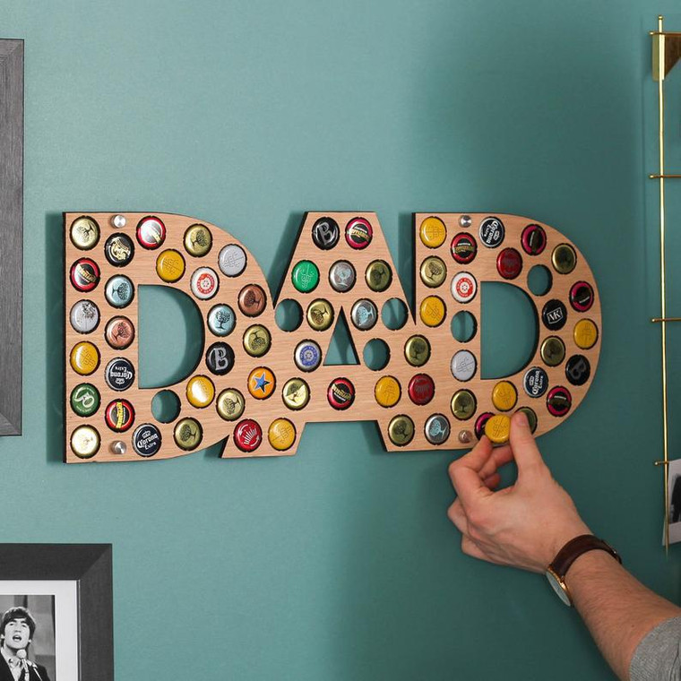 Father's day  Beer Bottle Cap collection  Holder 0313