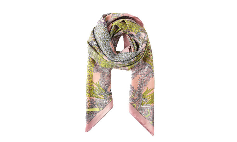 NEW Printed large square scarf french retro scarf 0298 LA