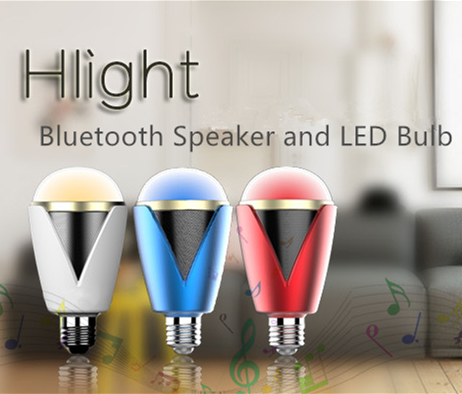 App Control Bluetooth 4.0 Music LED Bulb with Speaker 