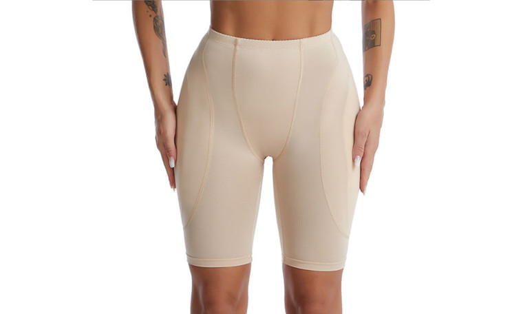 NEW  Women's Boxer Abdominal Pants Sponge Pad Butt Hip Pants 5036 LA