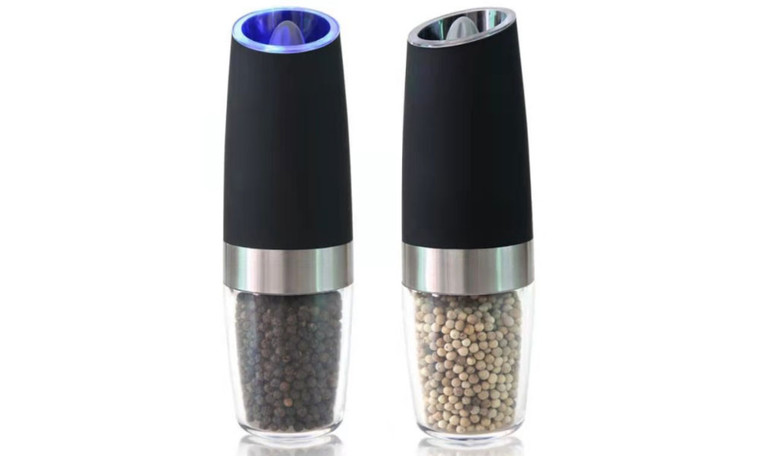 NEW 2 sets of electric grinders Electric pepper mill set  5053