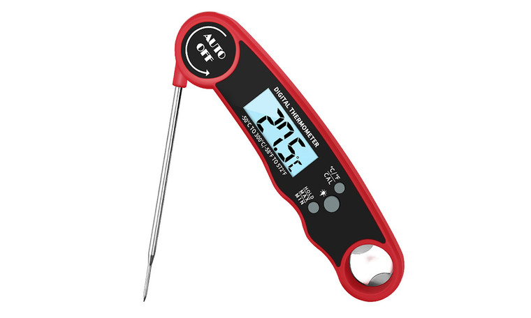 NEW Foldable Waterproof Food Electronic Thermometer 0370 LA
