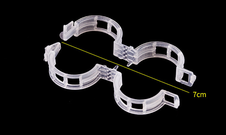NEW  50PCS-100PCS Tie branch clip hanging vine vine vine plastic plant fixed small clip 5096  LA