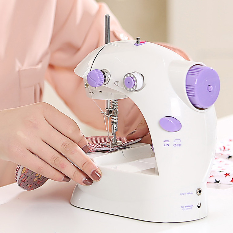 SmartMini Electric/ Mains Battery Powered Portable Handheld Stitch Sewing Machine