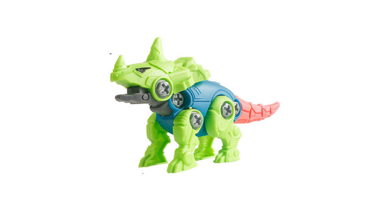 NEW 4pcs Children's DIY assembled dinosaur disassembly and assembly combination screwable toy 5104