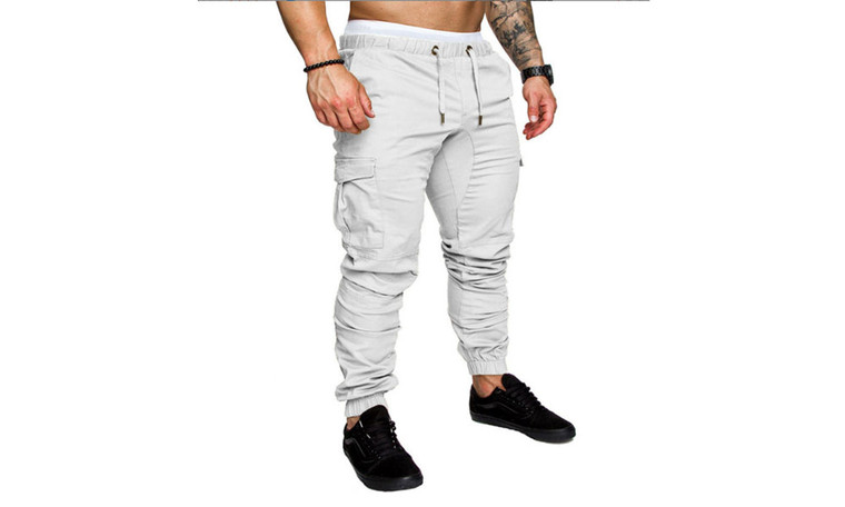 NEW Men's Casual Fashion Tie Elastic Sweatpants  5145