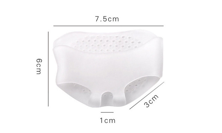 NEW 2 pair Silicone forefoot pad anti-pain insole female foot protection anti-wear foot artifact  5155  LA