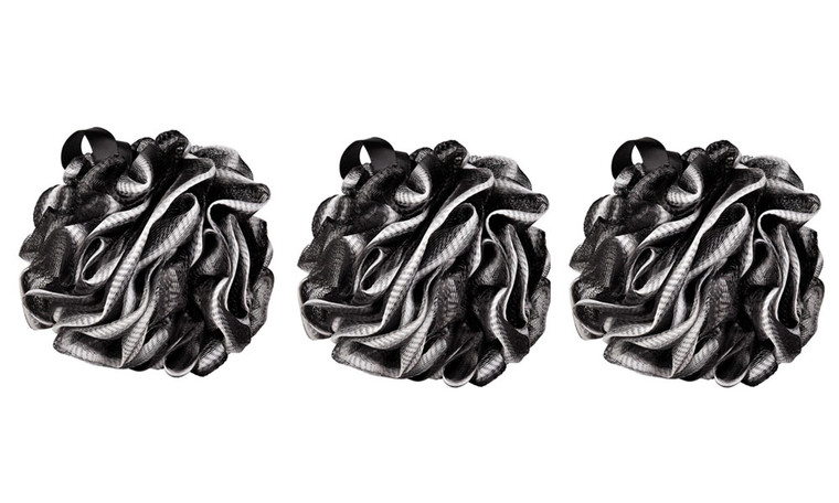 NEW  3pcs  black gradient bath ball  5164
