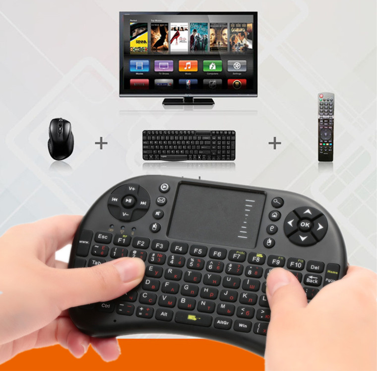 2.4G Mini wireless Keyboard remote with touchpad