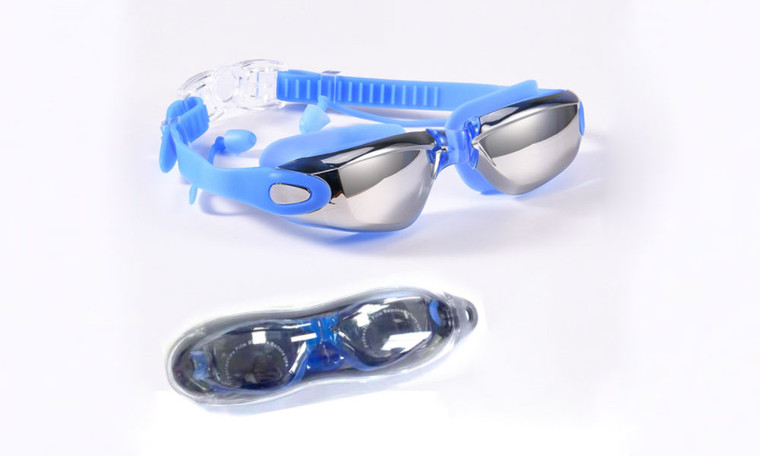 NEW  Waterproof silicone goggles for adults (with earplugs)   5223