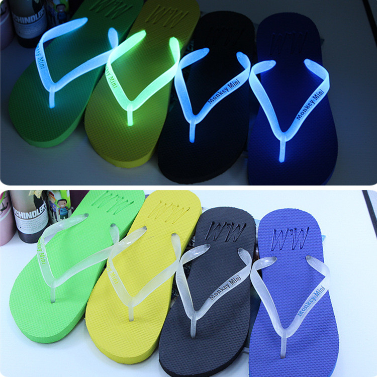 Uni-sex Light up summer flip flops 5235