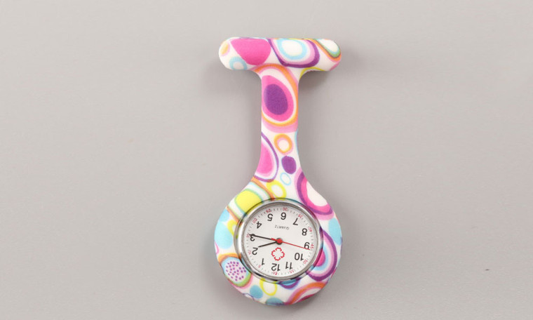 NEW 2pcs Color Silicone Nurse Watch 5259