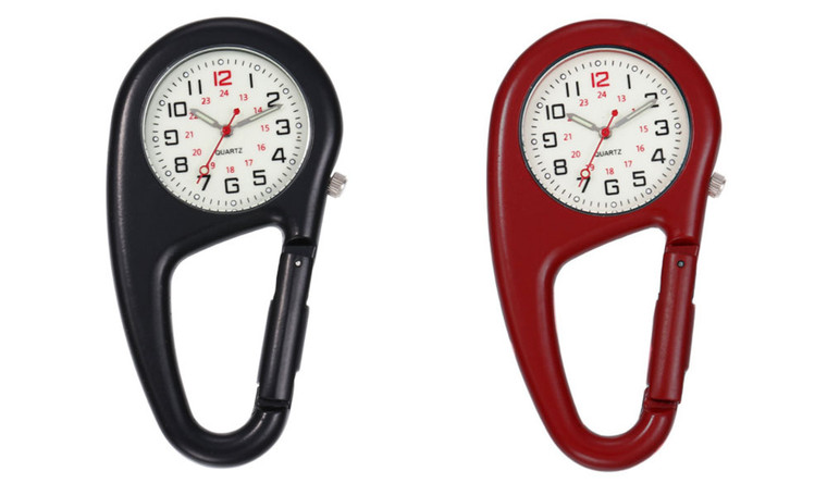 NEW  Portable Fashion Retro Carabiner Watch Outdoor Sports Rock Climbing Backpack Watch  5266