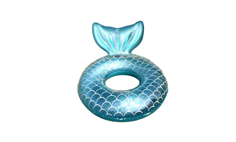 NEW  Inflatable Mermaid Swimming Ring Thickened PVC Adult Lifebuoy Water Sports Swimming Ring 5267
