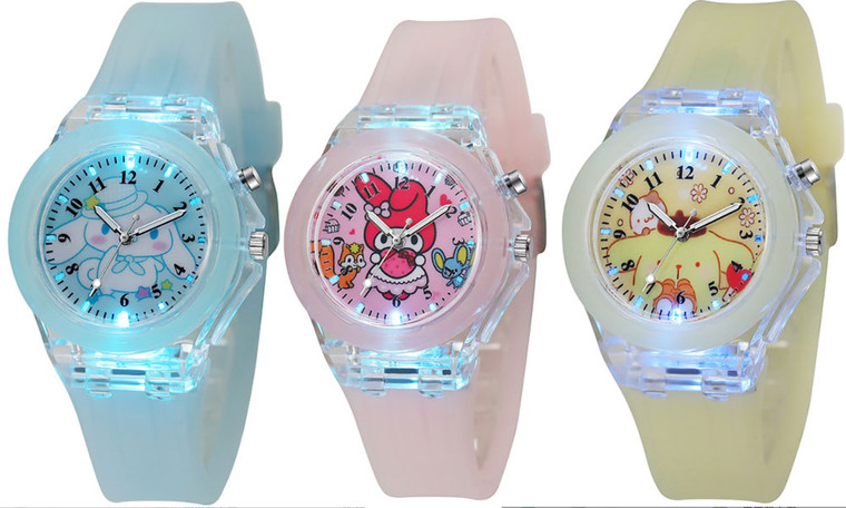 NEW Luminous Luminous Student Children's Silicone Watch   5350