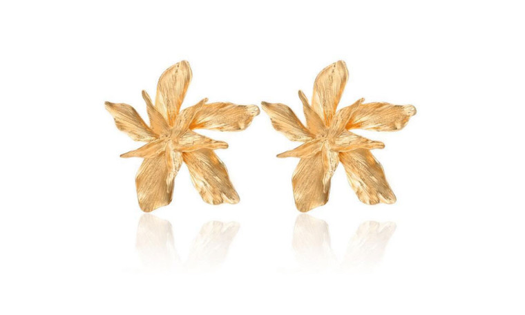 NEW Big Flower Stud Earrings Women's Jewelry Gift  5378
