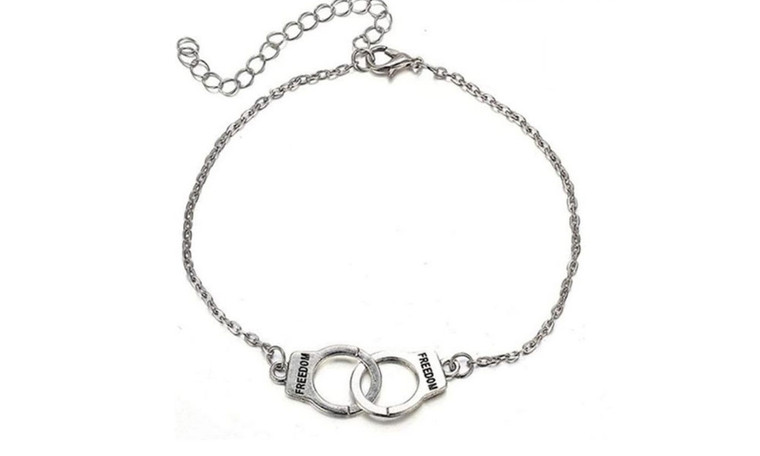 NEW  Creative handcuffs fashionable beach anklet 5424