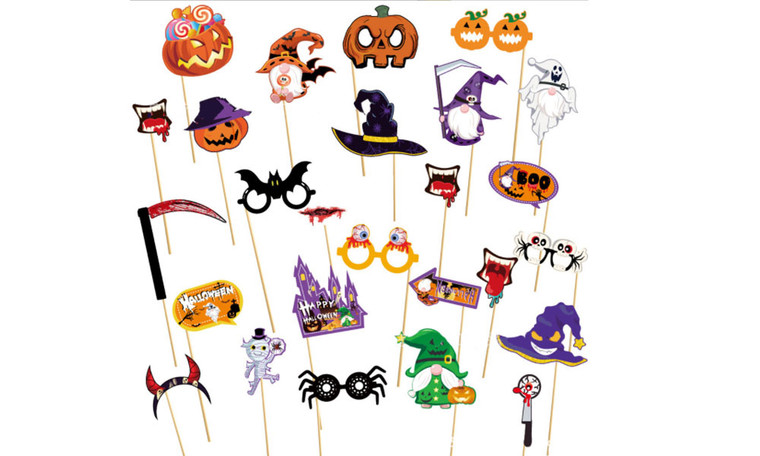 NEW  25 Halloween party blindfold props party party decoration supplies funny atmosphere props  5429