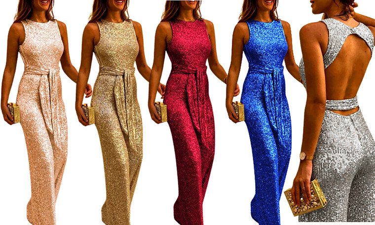 New luxury party Evening jumpsuit LG2017