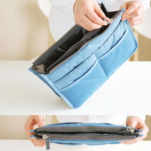 Multi-function Travel Cosmetic Pocket Insert Handbag Organiser Pouch Bag Insert Organizer Bag in Bag 