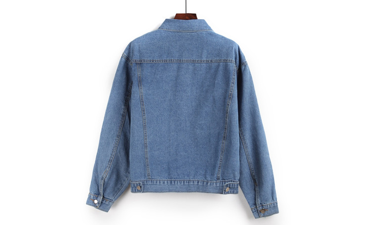 NEW Early spring all-match loose Korean style fashion long-sleeved Harajuku denim jacket women 5598