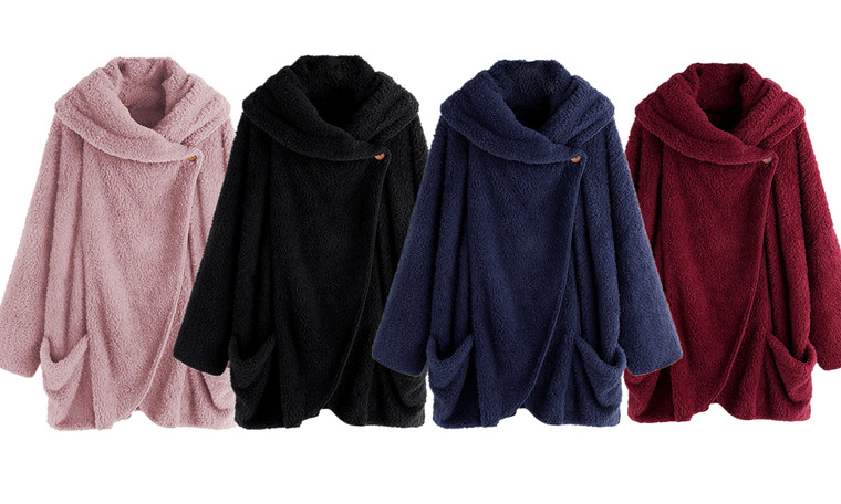 New Super Soft fleece comfy wrapping jacket 1946