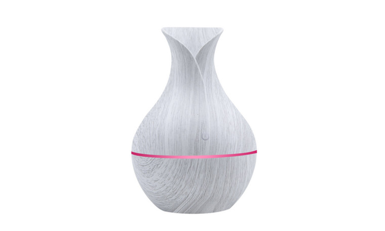 NEW Car and Office Home Wood Grain Vase Humidifier Aroma Diffuser 5614
