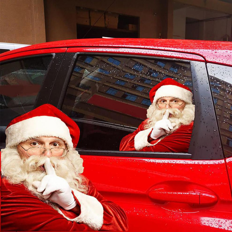 2022 Removable   Christmas Car  Window Sticker-3068LA