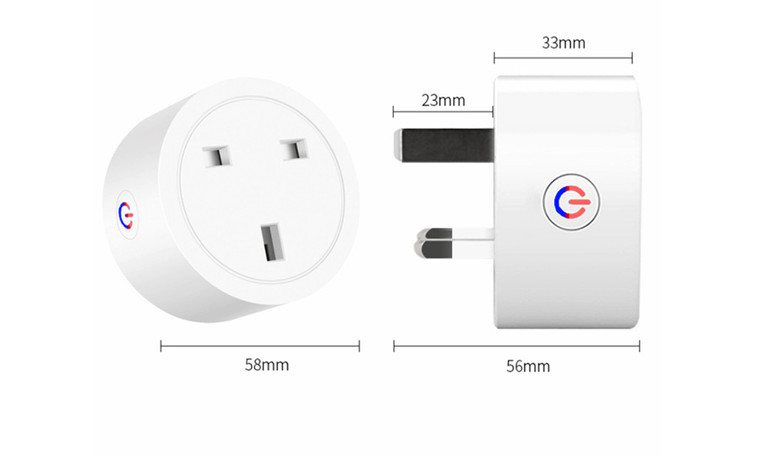 NEW 16A-2PC wifi smartphone app remote voice control wireless socket 5739