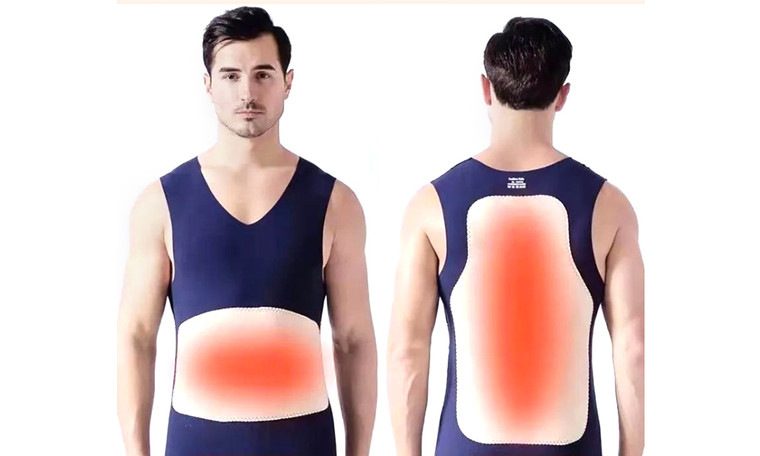 NEW Men's Seamless  double-sided themal vest 5742