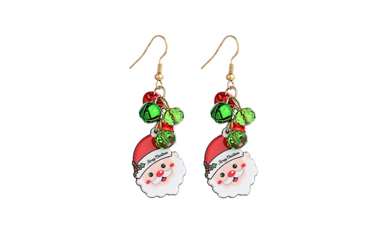 NEW Christmas Jingle Bell Tinkle Dangle Drop Earrings  5831