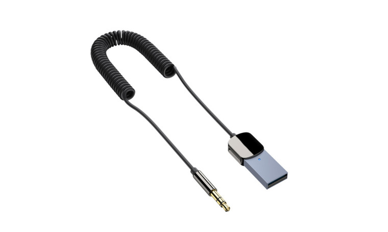 NEW EB01 Bluetooth adapter with microphone AUX signal interface audio converter transmitter 5876