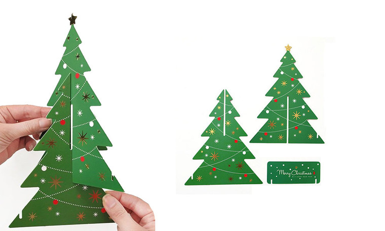 NEW  Christmas three -dimensional DIY blessing greeting card5918