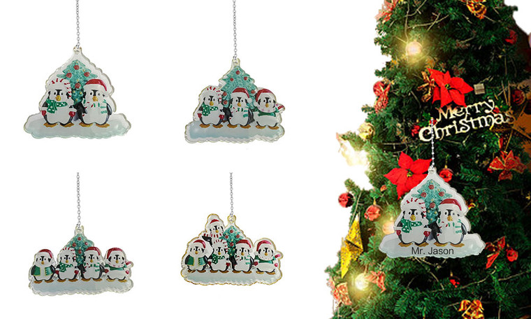 Christmas penguin hanging ornaments (iron chain hanging)   5950
