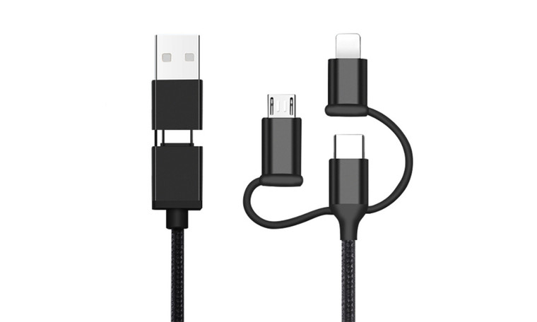 NEW Double USB five -in -one data cable5959