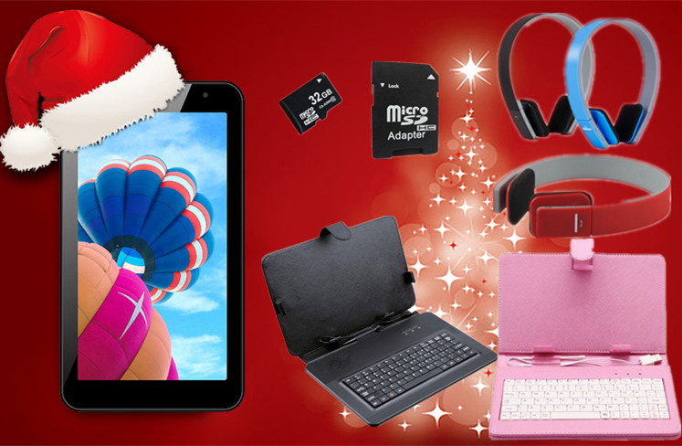 Christmas Exclusive Offer SmartPad7 Lite Android 4.4 Tablet with Options
