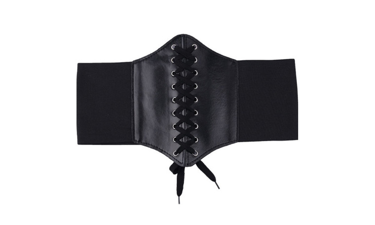NEW Elastic Tied Waspie Corset Waist Belt 6037