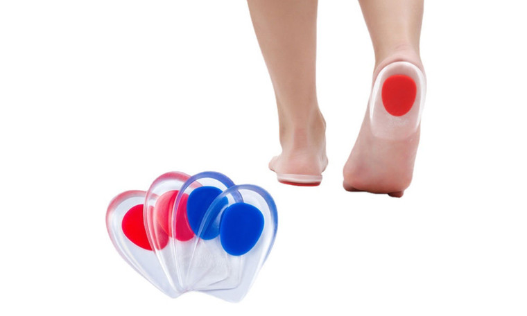 2303  NEW  2PCS silicone heel pad bone spur heel pain relief pain damping heel pad    6338