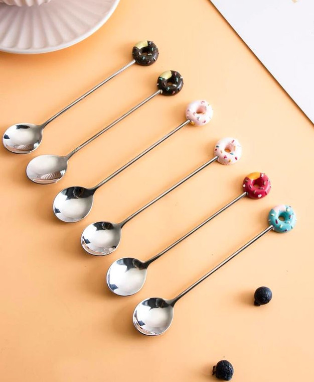 Set of 6 Donut Spoon Set 9476