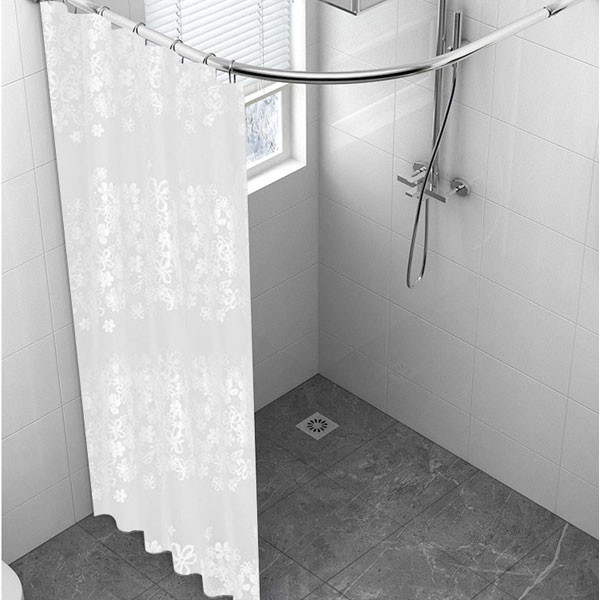 2303  NEW Shower Curtain Mould Proof Resistant width 71 x length 79 Inch Weighted Hem PEVA Plastic Bathroom Curtain Waterproof Extra Long Bath for Wet Room width  180 x   length 200 cm 6383