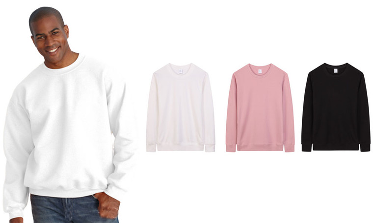 2303  NEW   Long Sleeve Sweater Coat Thin Round Neck Pullover Solid Color Sweater  6394