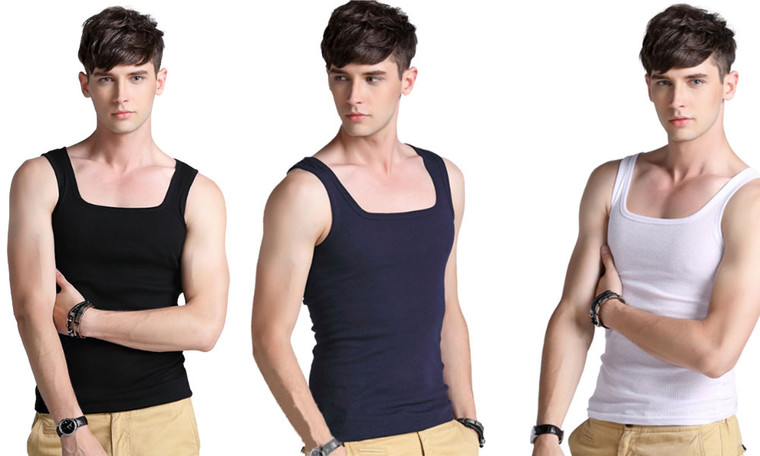 2303  NEW 2pcs  Sleeveless square neck tank top  6701